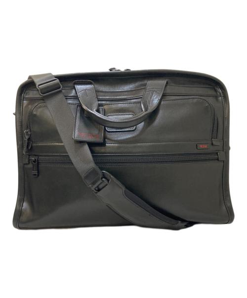 TUMI（トゥミ）TUMI (トゥミ) 2WAYレザーブリーフケース ブラックの古着・服飾アイテム