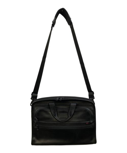 TUMI（トゥミ）TUMI (トゥミ) 2WAYレザーブリーフケース ブラックの古着・服飾アイテム