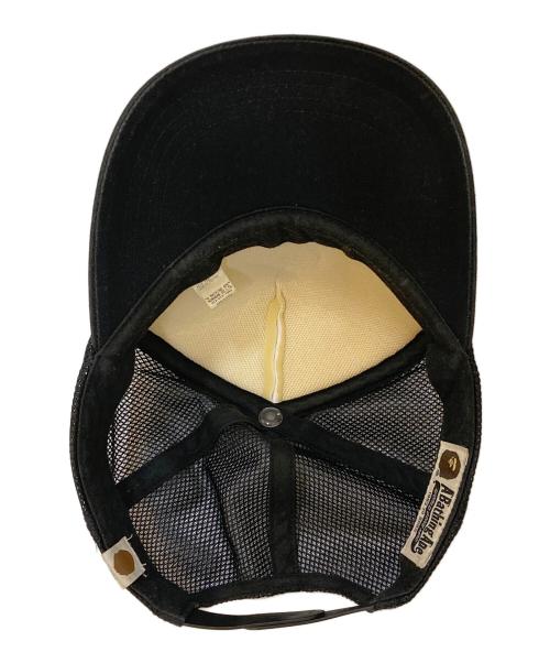 A BATHING APE（アベイシングエイプ）A BATHING APE (ア ベイシング エイプ) COLLEGE MESH CAP ブラック×ホワイト サイズ:Ｆの古着・服飾アイテム