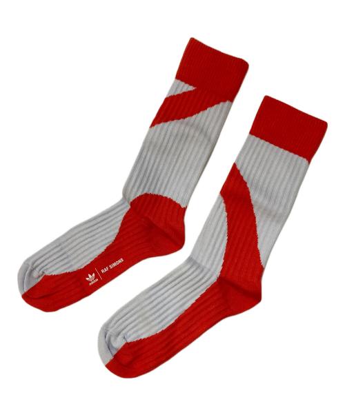 adidas（アディダス）adidas (アディダス) RAF SIMONS (ラフシモンズ) Replicant Ozweego Red ブラック×レッド サイズ:25.5㎝の古着・服飾アイテム