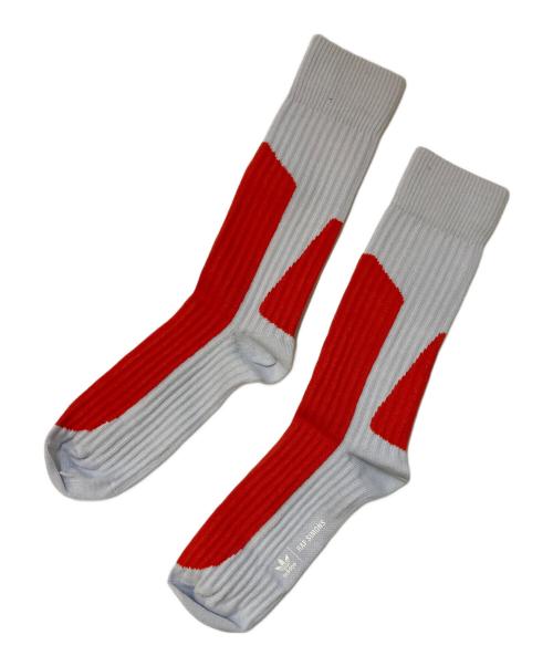 adidas（アディダス）adidas (アディダス) RAF SIMONS (ラフシモンズ) Replicant Ozweego Red ブラック×レッド サイズ:25.5㎝の古着・服飾アイテム