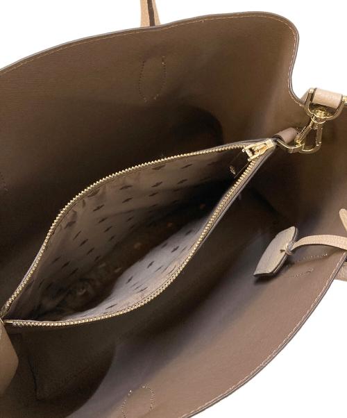 Kate Spade（ケイトスペード）Kate Spade (ケイトスペード) 2WAYバッグ ベージュの古着・服飾アイテム