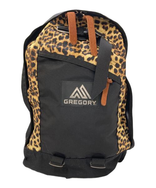 GREGORY（グレゴリー）GREGORY (グレゴリー) ファインデイレオパードリュック ベージュ×ブラック サイズ:下記参照の古着・服飾アイテム