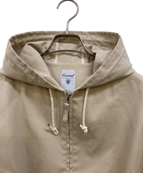 ORCIVAL（オーシバル）ORCIVAL (オーシバル) ZIPフードジャケット ベージュ サイズ:2の古着・服飾アイテム