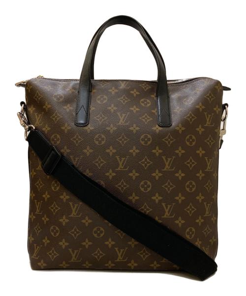 LOUIS VUITTON（ルイ ヴィトン）LOUIS VUITTON (ルイ ヴィトン) モノグラム・マカサー キタン トートバッグ ブラウンの古着・服飾アイテム