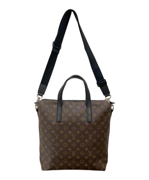 LOUIS VUITTON（ルイ ヴィトン）LOUIS VUITTON (ルイ ヴィトン) モノグラム・マカサー キタン トートバッグ ブラウンの古着・服飾アイテム