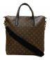 LOUIS VUITTON（ルイ ヴィトン）の古着「モノグラム・マカサー キタン トートバッグ」｜ブラウン