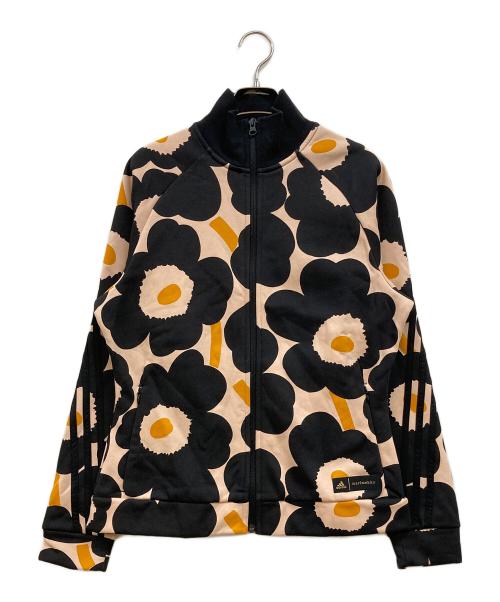 adidas（アディダス）adidas (アディダス) marimekko (マリメッコ) ウニッコトラックジャケット ベージュ サイズ:Lの古着・服飾アイテム