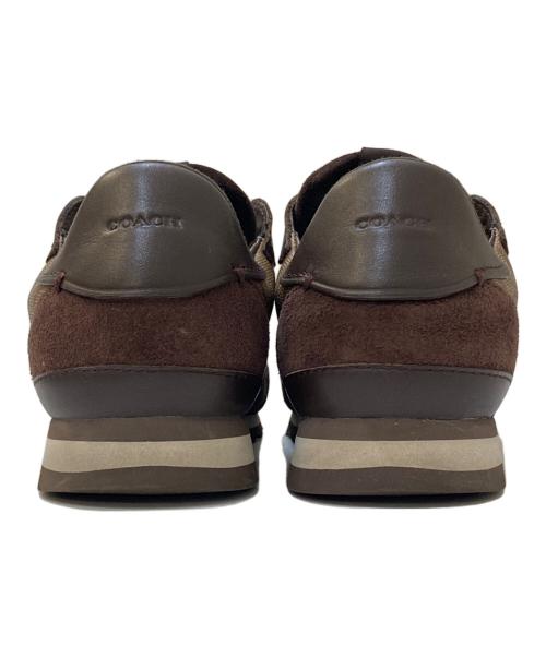 COACH（コーチ）COACH (コーチ) シグネチャー 総柄スニーカー ブラウン サイズ:23㎝の古着・服飾アイテム