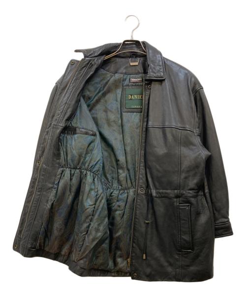 DANIER（ダニエ）danier (ダニエ) DANIER Thinsulate レザーコート ブラック サイズ:下記参照の古着・服飾アイテム