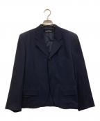 tricot COMME des GARCONSトリココムデギャルソン）の古着「1B比翼デザインテーラードジャケット」｜ネイビー