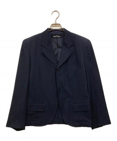 トリココムデギャルソン＊ネイビー ＊クロップドジャケット 中古・古着通販】tricot COMME des GARCONS (トリココムデギャルソン