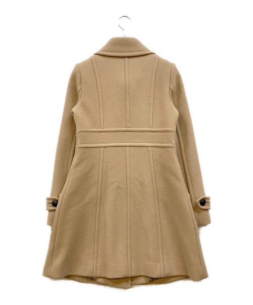 BURBERRY BLUE LABEL（バーバリーロンドンブルーレーベル）BURBERRY BLUE LABEL (バーバリーロンドンブルーレーベル) ウールコート ベージュ サイズ:38の古着・服飾アイテム