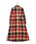 BLUE LABEL CRESTBRIDGE (ブルーレーベルクレストブリッジ) チェックワンピース レッド サイズ:38：17000円