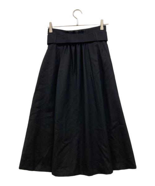 BLUE LABEL CRESTBRIDGE（ブルーレーベルクレストブリッジ）BLUE LABEL CRESTBRIDGE (ブルーレーベルクレストブリッジ) 切替スカート ブラック サイズ:36の古着・服飾アイテム