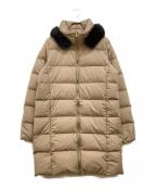 DUVETICA×Leilianデュベティカ×レリアン）の古着「LEXYTRE  ファー付ダウンコート」｜ベージュ