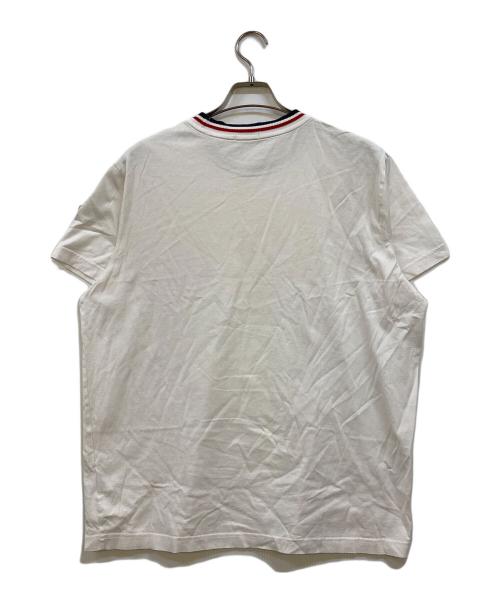 MONCLER（モンクレール）MONCLER (モンクレール) MAGLIA T-SHIRT ホワイト サイズ:XXLの古着・服飾アイテム