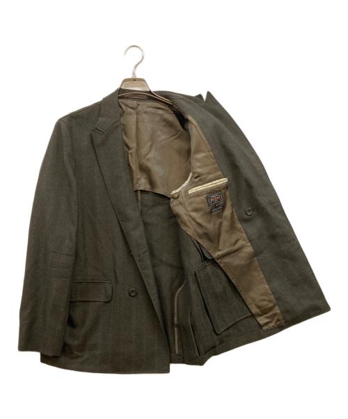BEAMS PLUS（ビームスプラス）BEAMS PLUS (ビームスプラス) ダブルブレステッド テーラードジャケット ブラウン サイズ:Mの古着・服飾アイテム