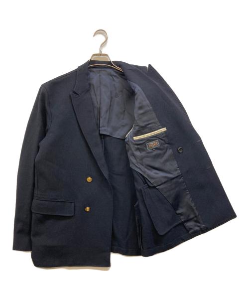 BEAMS PLUS（ビームスプラス）BEAMS PLUS (ビームスプラス) 4B Double Breasted Blazer Wool ネイビー サイズ:Mの古着・服飾アイテム