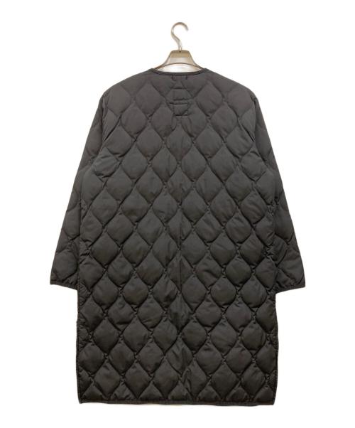 TAION（タイオン）TAION (タイオン) ミリタリー Vネックジップ ダウンコート ブラック サイズ:XLの古着・服飾アイテム