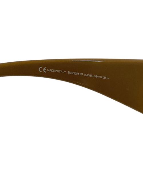 Christian Dior（クリスチャン ディオール）Christian Dior (クリスチャン ディオール) SUBDIOR サングラス ベージュ サイズ:64□13の古着・服飾アイテム