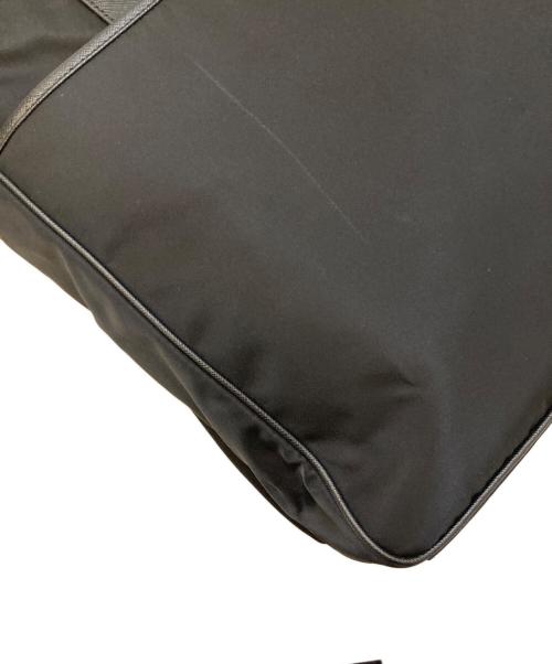 PRADA（プラダ）PRADA (プラダ) レザーナイロンコンビ 2WAYトートバッグ ブラックの古着・服飾アイテム