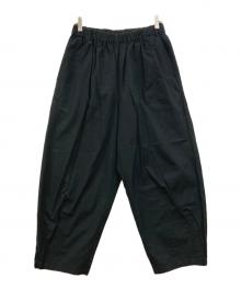 HUIS（ハウス）の古着「やわらかシーチングコットンバルーンパンツロング」｜ブラック