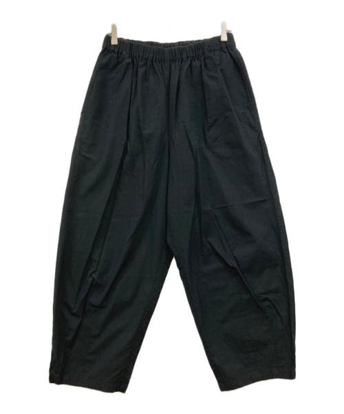 HUIS（ハウス）HUIS (ハウス) やわらかシーチングコットンバルーンパンツロング ブラック サイズ:Fの古着・服飾アイテム