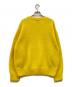 UNITED ARROWS (ユナイテッドアローズ) フラッフィ クルーネック ニット イエロー サイズ:下記参照：6000円