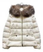 MONCLERモンクレール）の古着「BOED ファー付ダウンジャケット」｜ホワイト