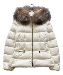 MONCLER（モンクレール）の古着「BOED ファー付ダウンジャケット」｜ホワイト