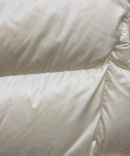 MONCLER（モンクレール）MONCLER (モンクレール) BOED ファー付ダウンジャケット ホワイトの古着・服飾アイテム