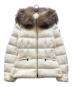 MONCLER（モンクレール）の古着「BOED ファー付ダウンジャケット」｜ホワイト