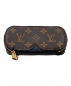 LOUIS VUITTONルイ ヴィトン）の古着「エテュイ・リュネットGM モノグラム メガネケース」｜ブラウン
