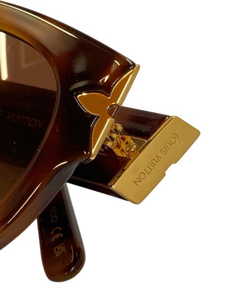 LOUIS VUITTON（ルイ ヴィトン）LOUIS VUITTON (ルイ ヴィトン) フラワーエッジラウンド サングラス ブラウン サイズ:51□21の古着・服飾アイテム