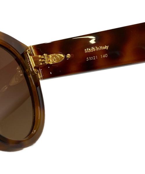 LOUIS VUITTON（ルイ ヴィトン）LOUIS VUITTON (ルイ ヴィトン) フラワーエッジラウンド サングラス ブラウン サイズ:51□21の古着・服飾アイテム