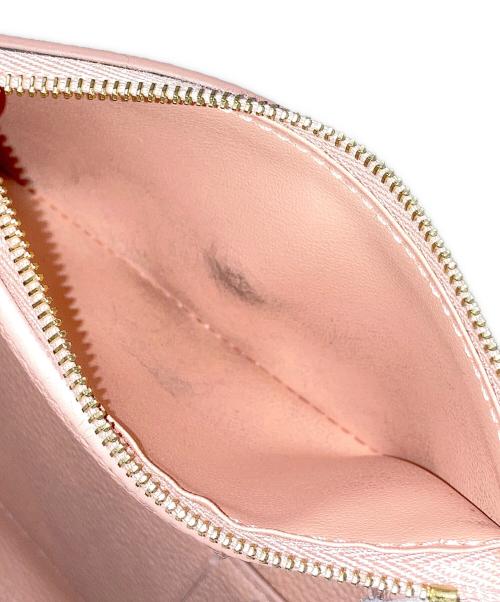 LOUIS VUITTON（ルイ ヴィトン）LOUIS VUITTON (ルイ ヴィトン) ポルトフォイユ ヴィクトリーヌ バイカラー コンパクトウォレット ピンクの古着・服飾アイテム