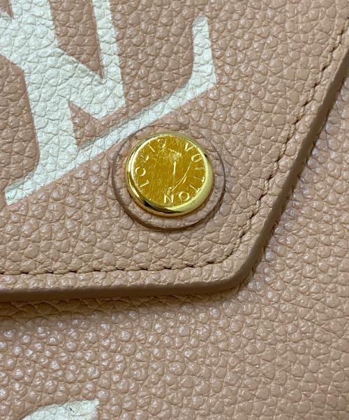 LOUIS VUITTON（ルイ ヴィトン）LOUIS VUITTON (ルイ ヴィトン) ポルトフォイユ ヴィクトリーヌ バイカラー コンパクトウォレット ピンクの古着・服飾アイテム