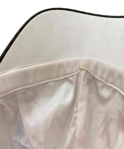 LOUIS VUITTON（ルイ ヴィトン）LOUIS VUITTON (ルイ ヴィトン) LV タッチ クルーザーベルベットキャップ ピンクの古着・服飾アイテム