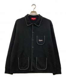 SUPREME（シュプリーム）の古着「Contrast Stitch Button Up」｜ブラック
