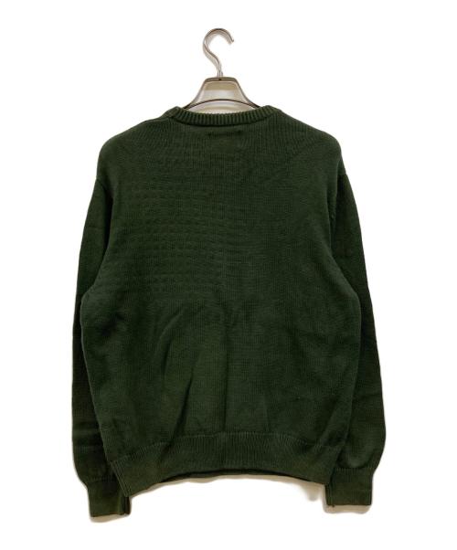 stussy（ステューシー）stussy (ステューシー) CURLY S SWEATER グリーン サイズ:Lの古着・服飾アイテム