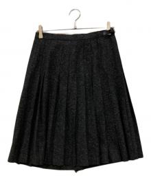 O'NEIL OF DUBLIN（オニールオブダブリン）の古着「シルクブレンドラップスカート」｜グレー