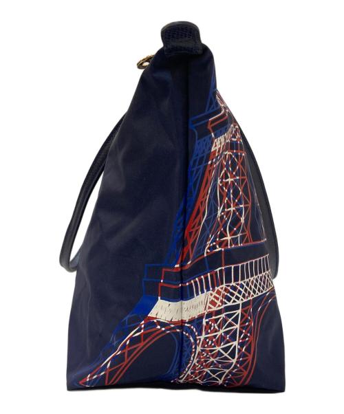 LONGCHAMP（ロンシャン）LONGCHAMP (ロンシャン) ルプリアージュ ナイロントートバッグ ネイビーの古着・服飾アイテム