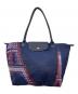 LONGCHAMP（ロンシャン）の古着「ルプリアージュ ナイロントートバッグ」｜ネイビー