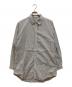 ATON（エイトン）の古着「ストライプオーバサイズシャツ」｜グレー