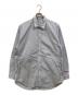 ATON（エイトン）の古着「B/シュリンクボードオーバーサイズストライプシャツ」｜ブルー