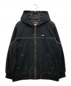 FTCエフティーシー）の古着「WASHED CANVAS HOODED JACKET」｜ブラック