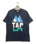WTAPSダブルタップス）の古着「プリントTシャツ」｜ネイビー