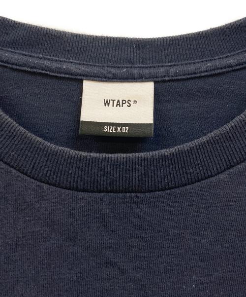 WTAPS（ダブルタップス）WTAPS (ダブルタップス) プリントTシャツ ネイビー サイズ:02の古着・服飾アイテム