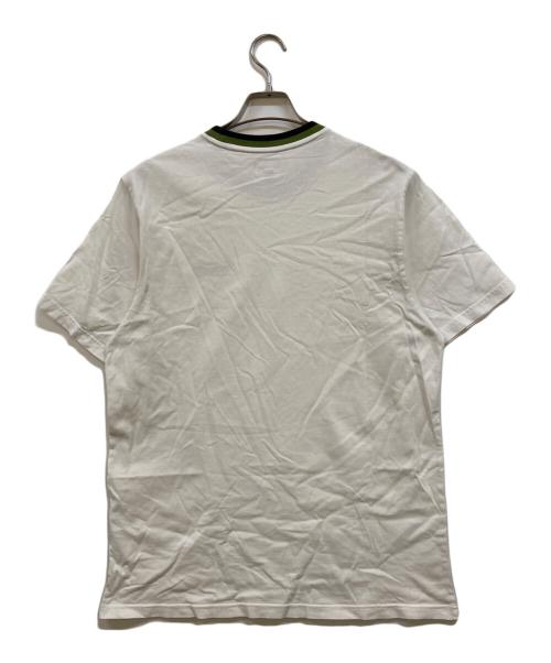 SUPREME（シュプリーム）SUPREME (シュプリーム) Split Rib S/S TOP グリーン×ホワイト サイズ:Ｍの古着・服飾アイテム